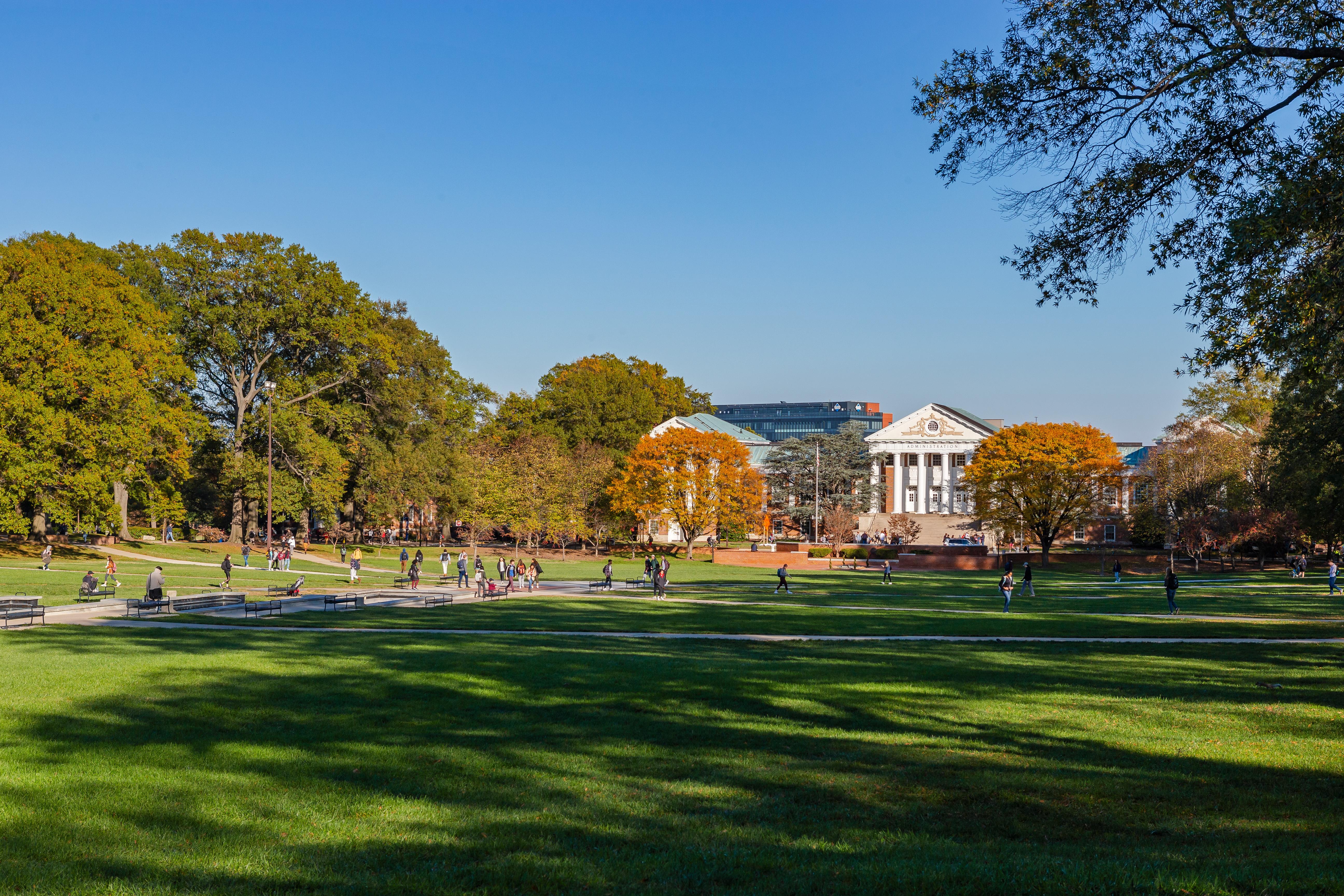 Fall 2021 on the mall